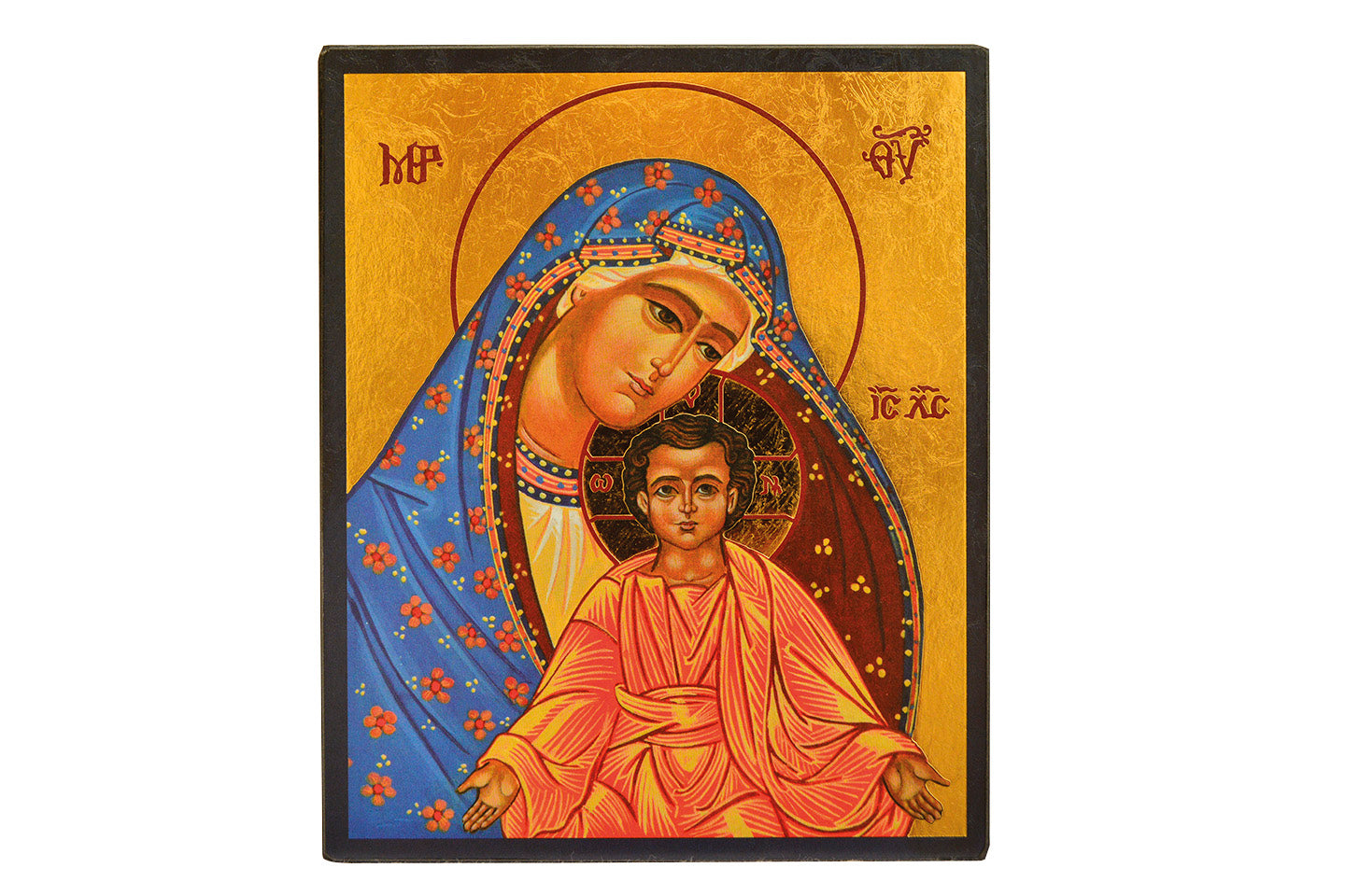 La Vierge au manteau - Mini icône autocollante 8x7 cm - 186.13