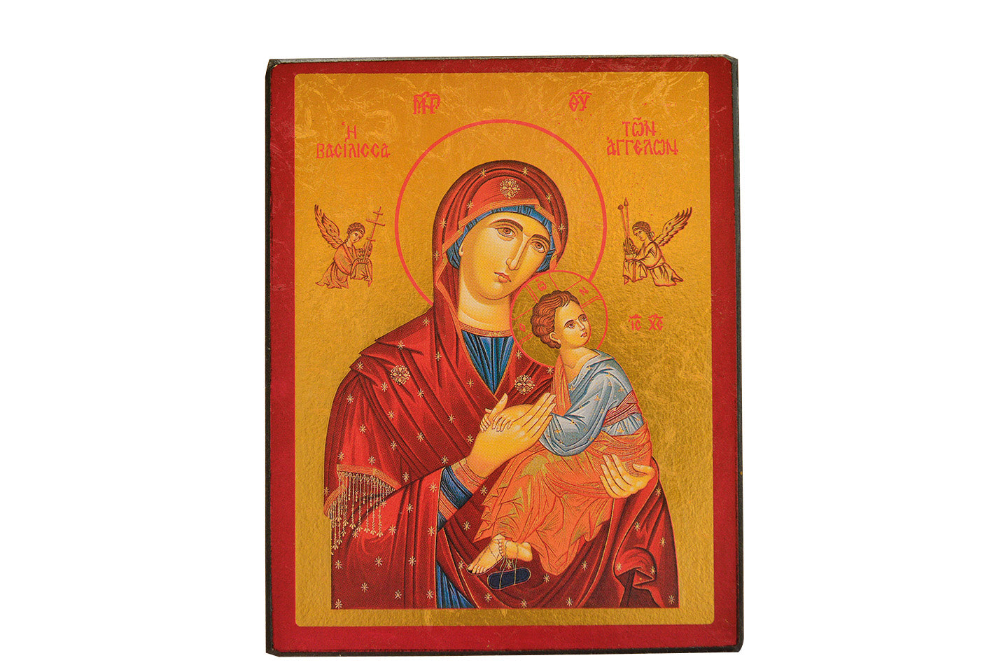 Notre Dame du Perpétuel Secours - Icône dorée à la feuille 12x9,6 cm - 872.63
