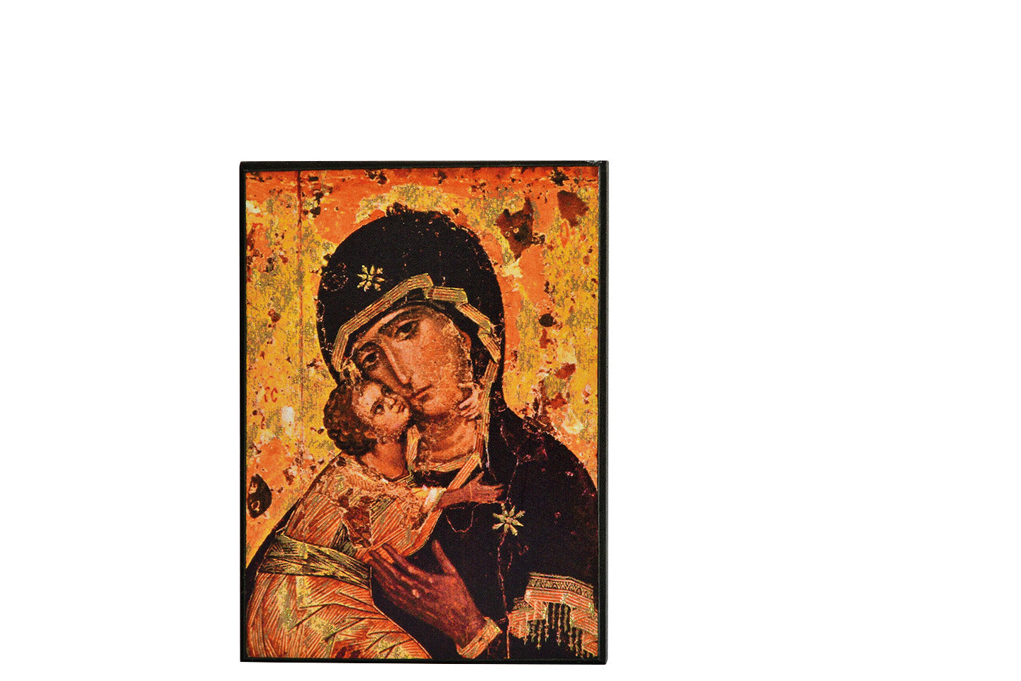 Vierge de Tendresse de Vladimir - Icône classique 13,8x10,6 cm - 135.72