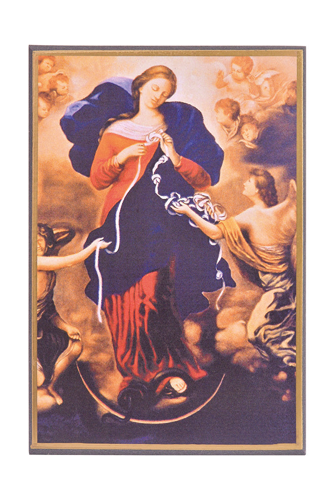 Marie qui défait les noeuds - Icône classique 15,5x10,6 cm - 116.72