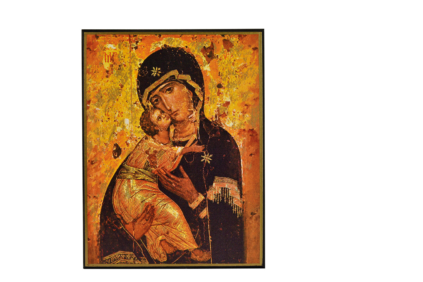 Vierge de Tendresse de Vladimir - Mini icône autocollante 7x5 cm - 134.11
