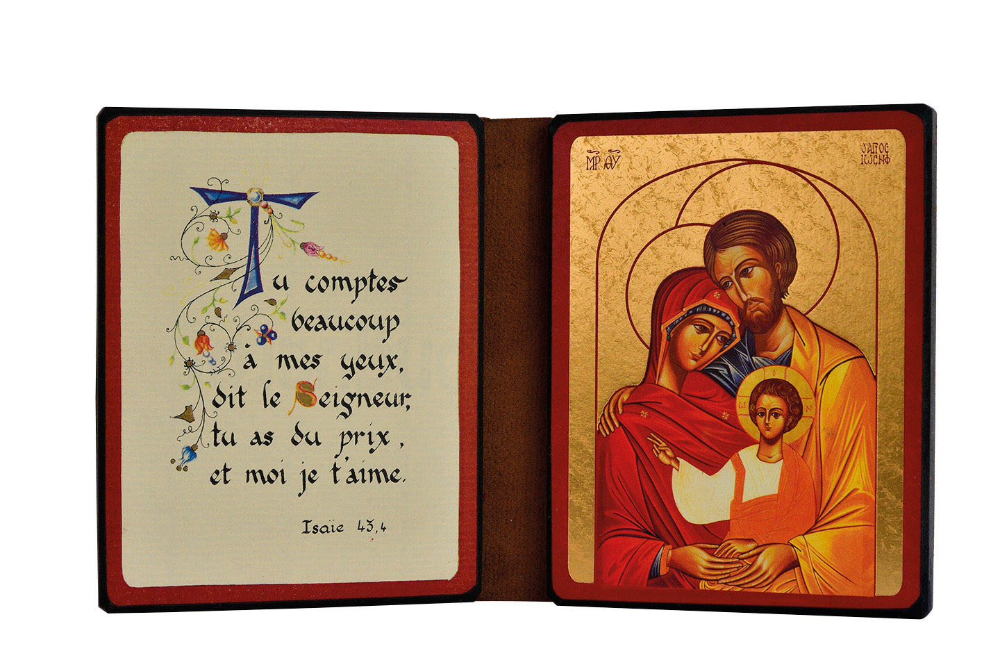 La Sainte Famille - Diptyque 13x19 cm - 463.F9