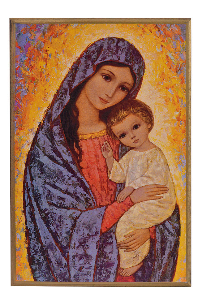 Vierge de la Lumière - Icône classique 18x13 cm - 742.23