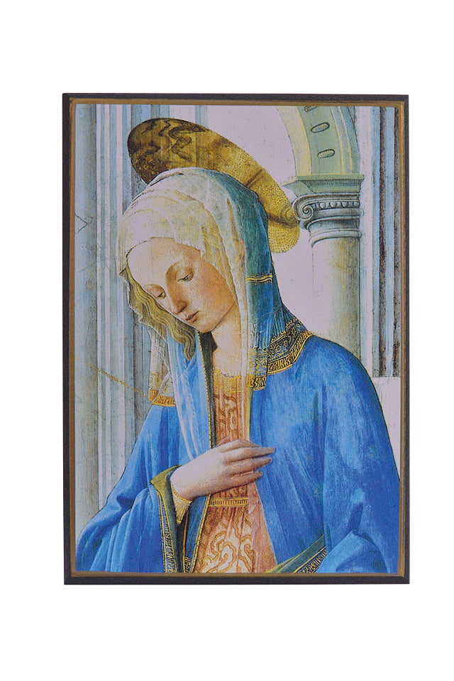 Vierge de l'Annonciation - Icône classique 15x10,6 cm - 185.72