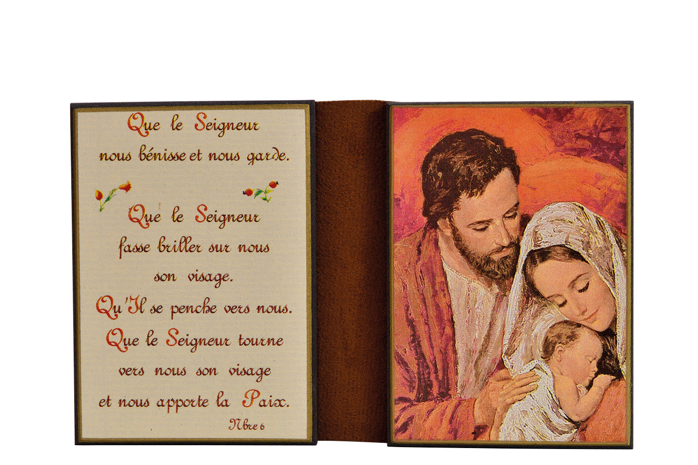 La Sainte Famille - Diptyque 8x15 cm - 753.F3