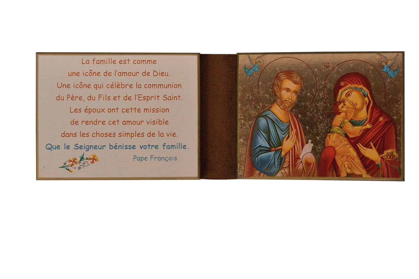 La Sainte Famille - Diptyque 8x15 cm - 1130.F3