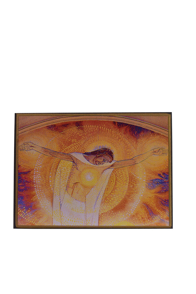 Fresque de la Chapelle de la Visitation - Icône classique 9,8x8 cm - 414.15