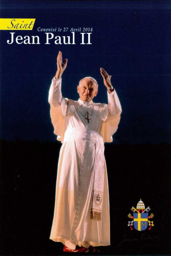 Carte postale - Saint Jean-Paul II - Canonisé 27 avril 2014