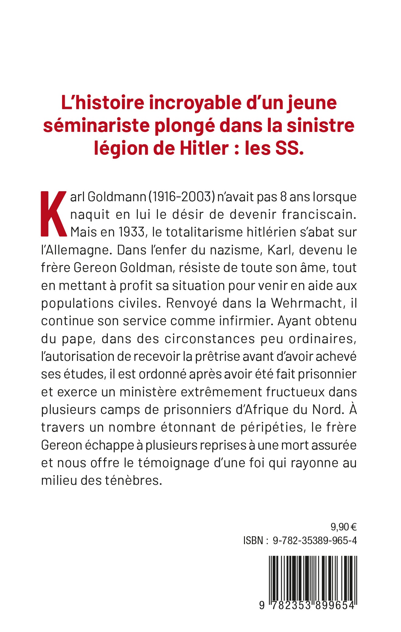 Un franciscain chez les SS - Poche