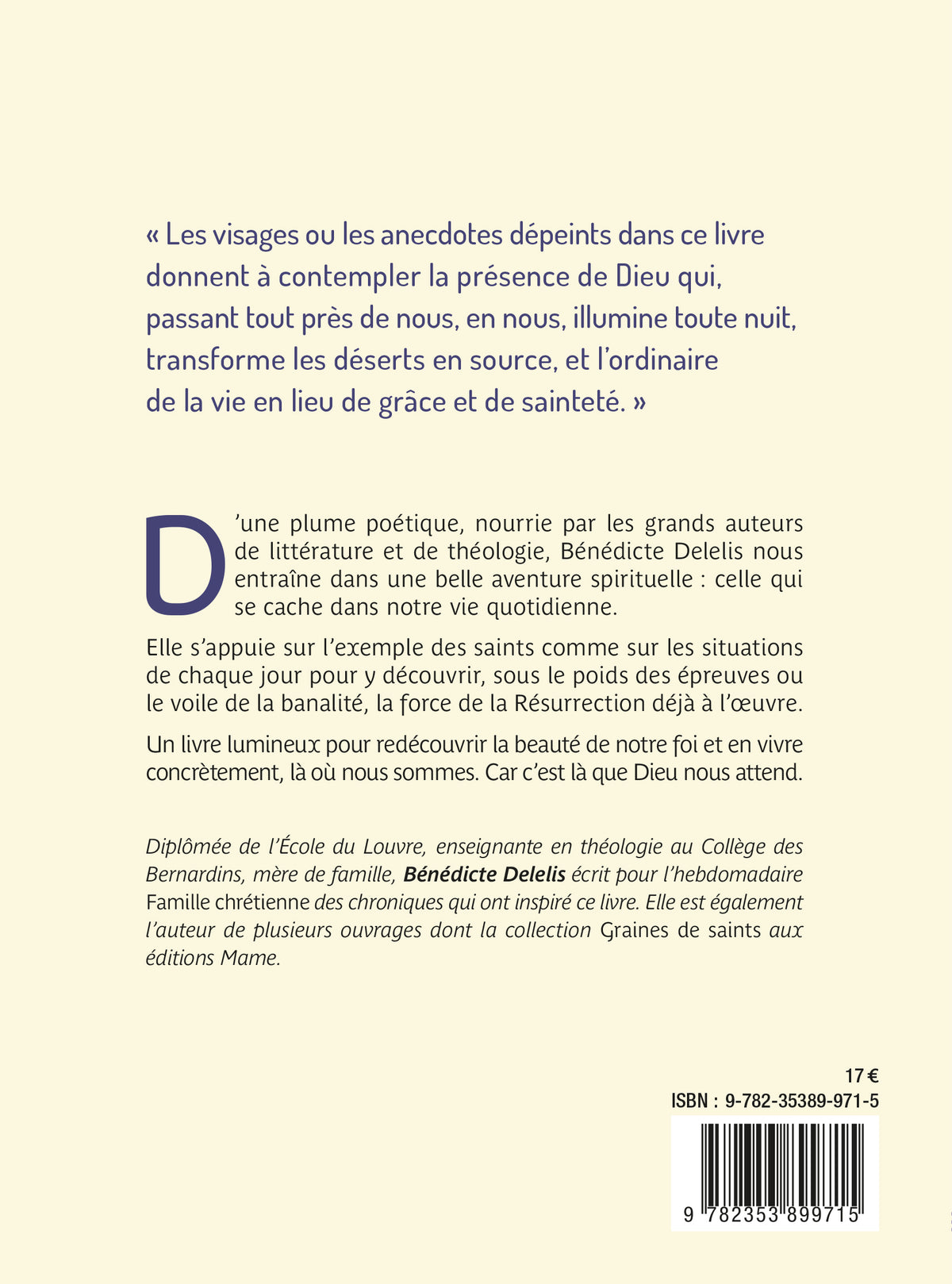 Dieu passe tout près de nous