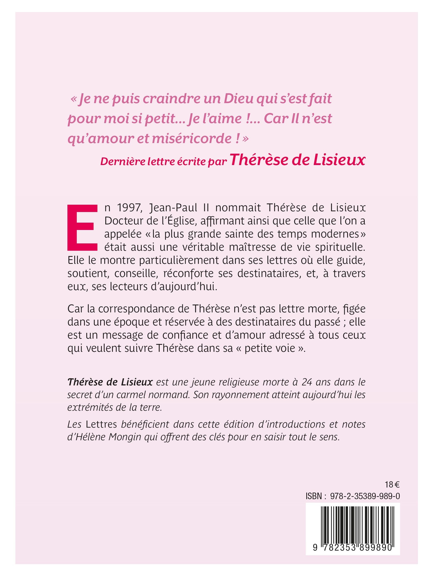 Lettres - Thérèse de Lisieux