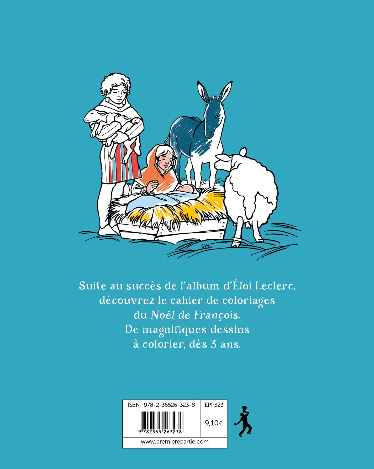 Le Noël de François d'Assise - Coloriage