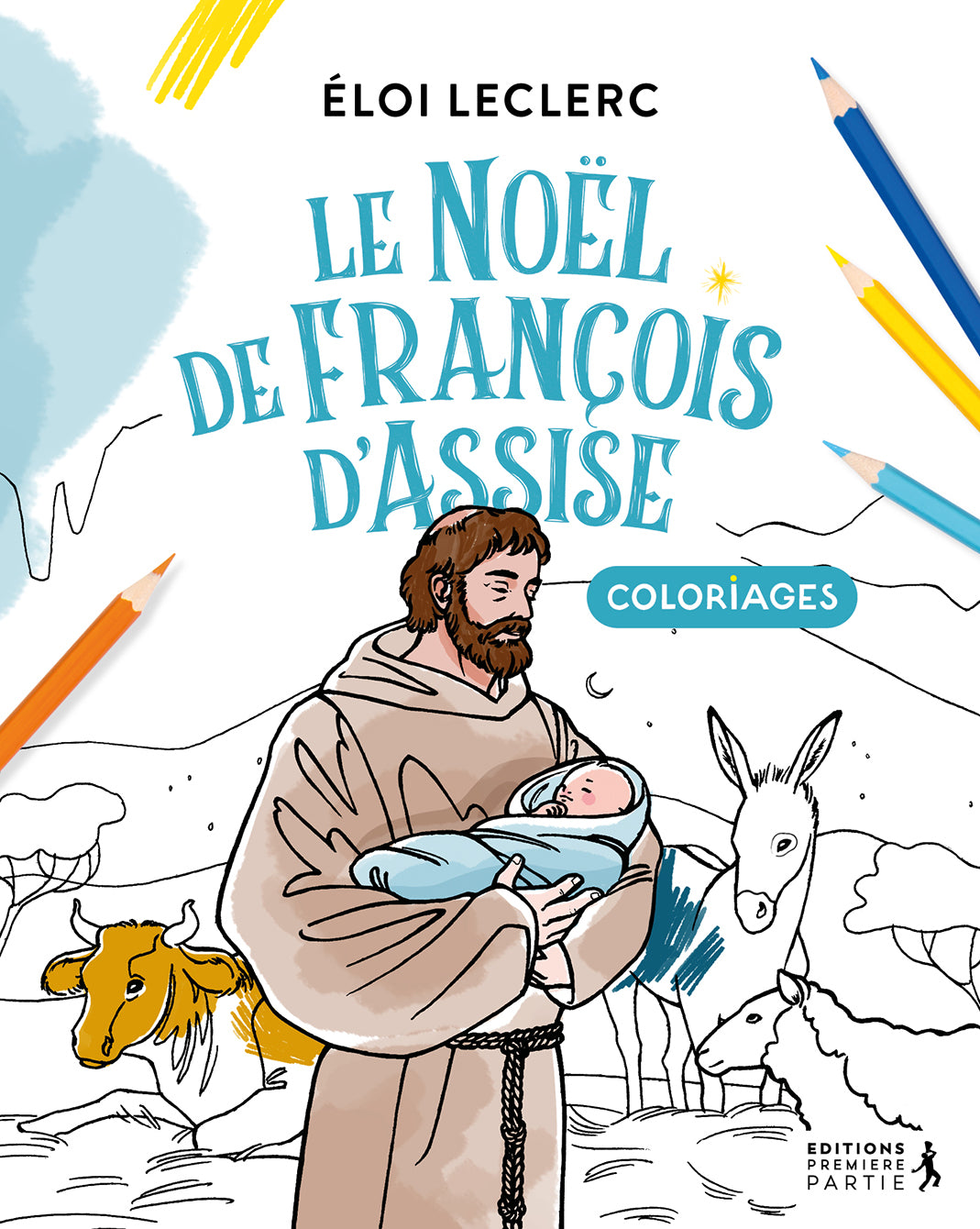 Le Noël de François d'Assise - Coloriage