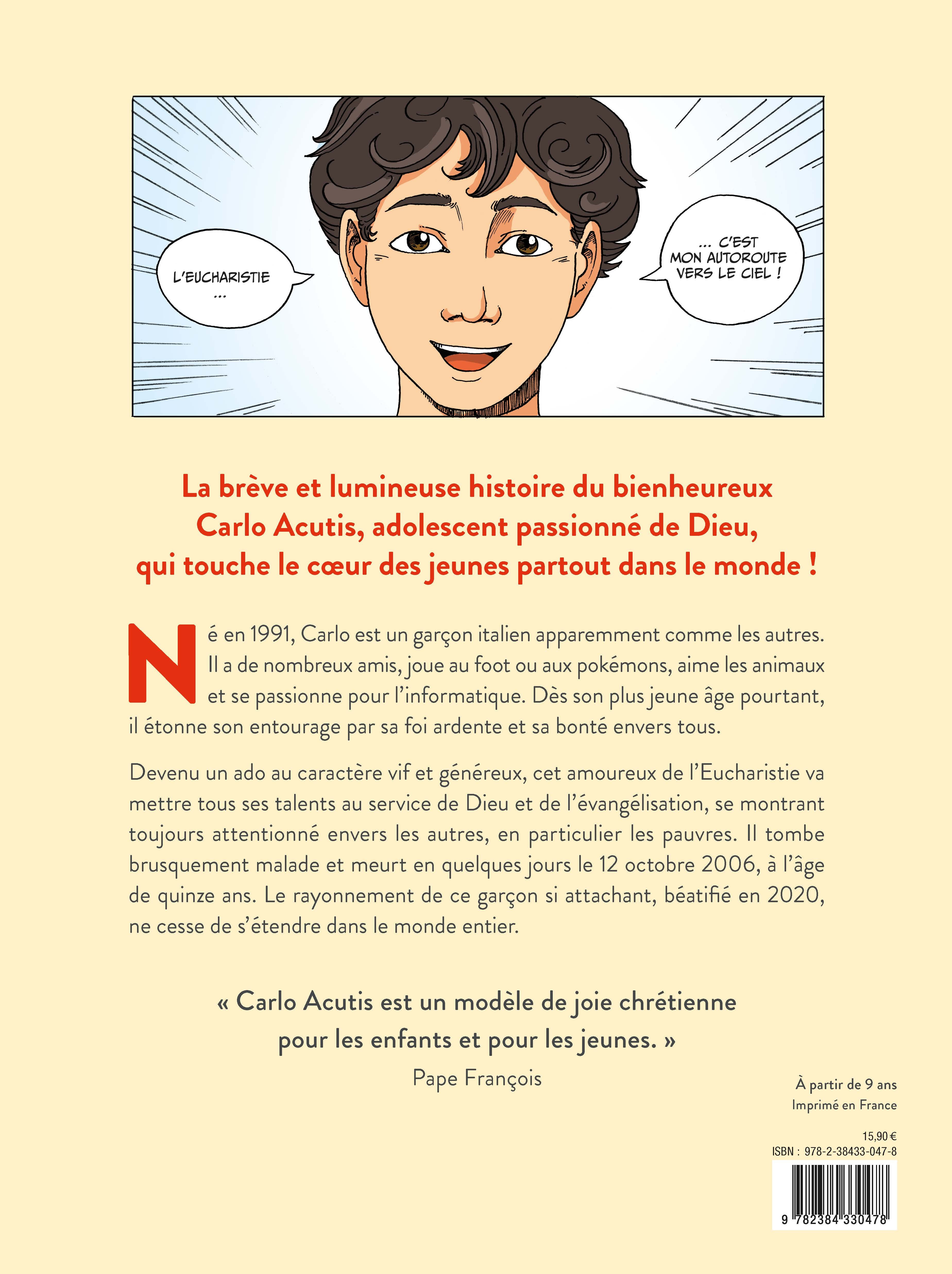 Carlo Acutis BD En route vers le ciel