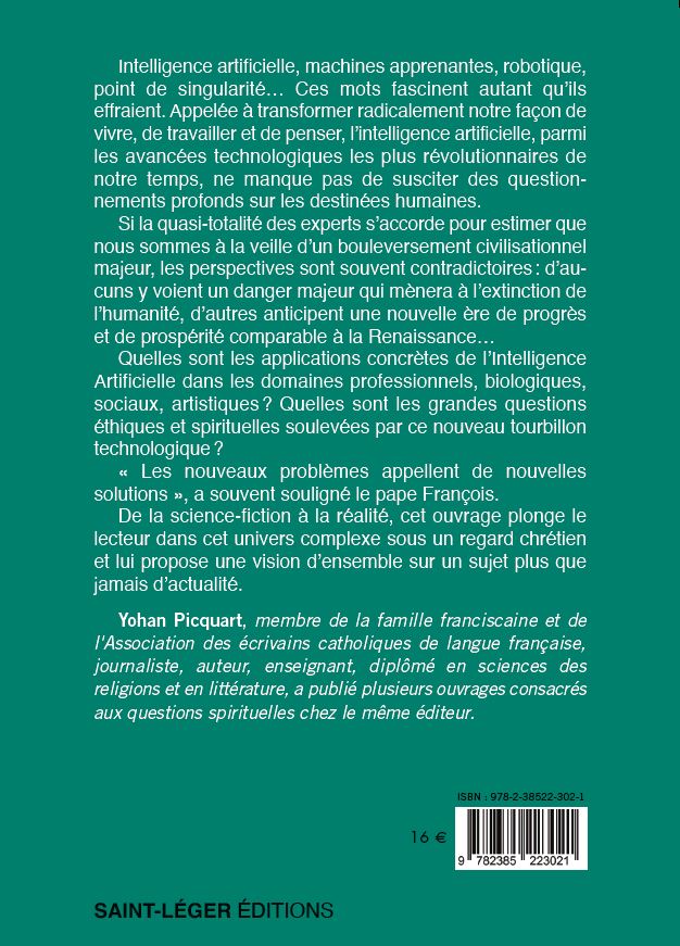 Comprendre et penser l'intelligence artificielle quand on est chrétien