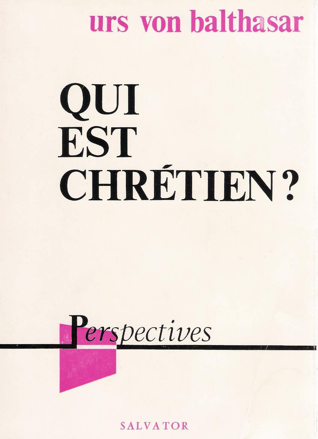 Qui est chrétien '