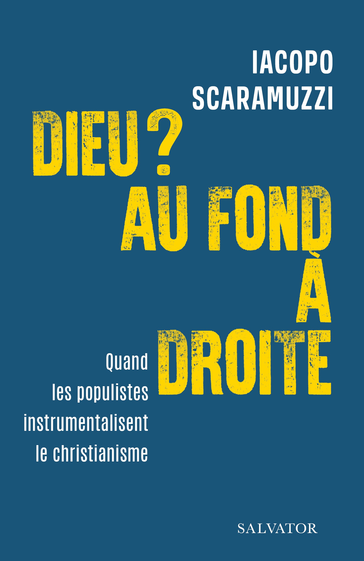 Dieu ? Au fond à droite