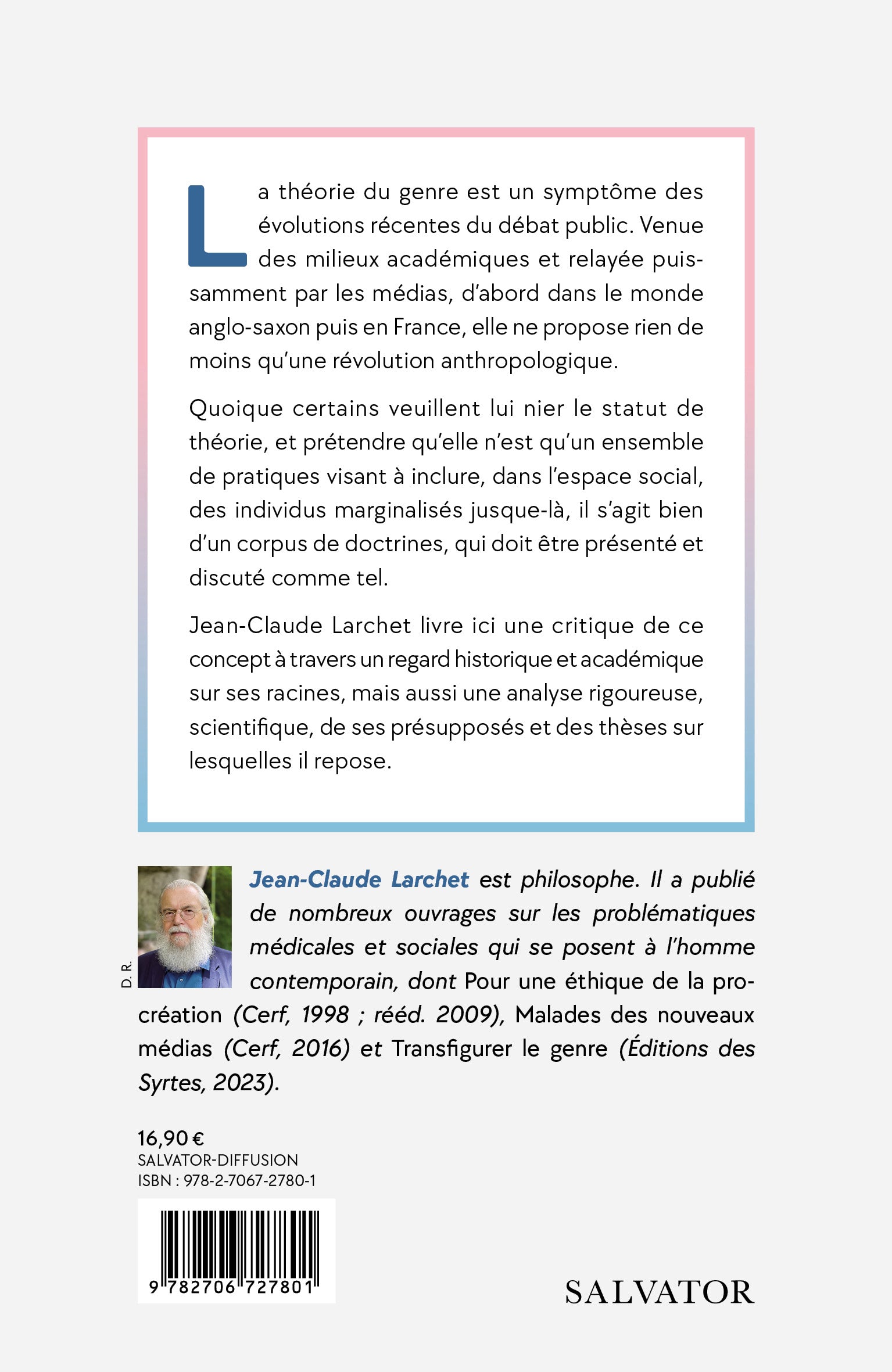 La théorie du genre contre le genre humain