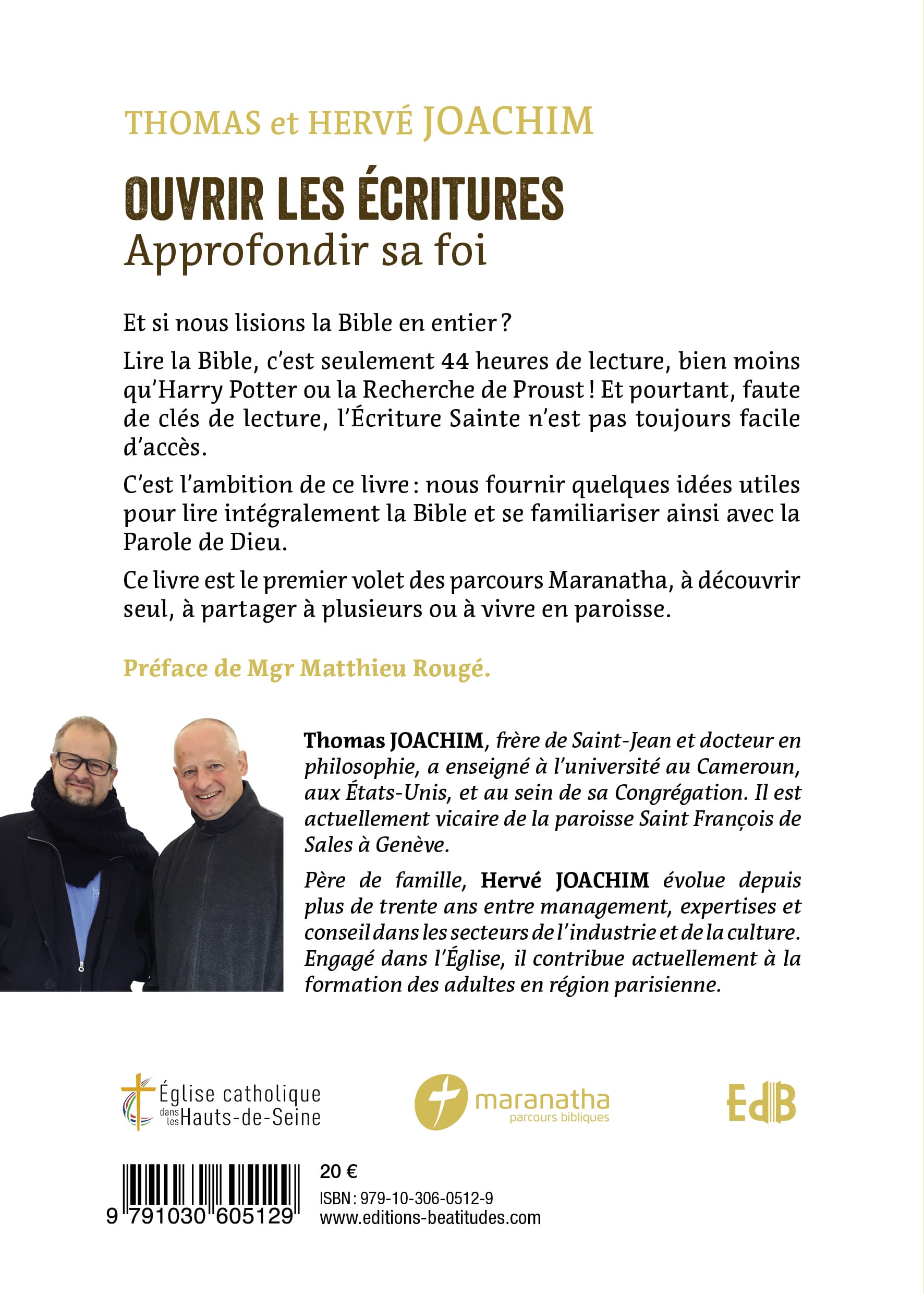 Ouvrir les Écritures