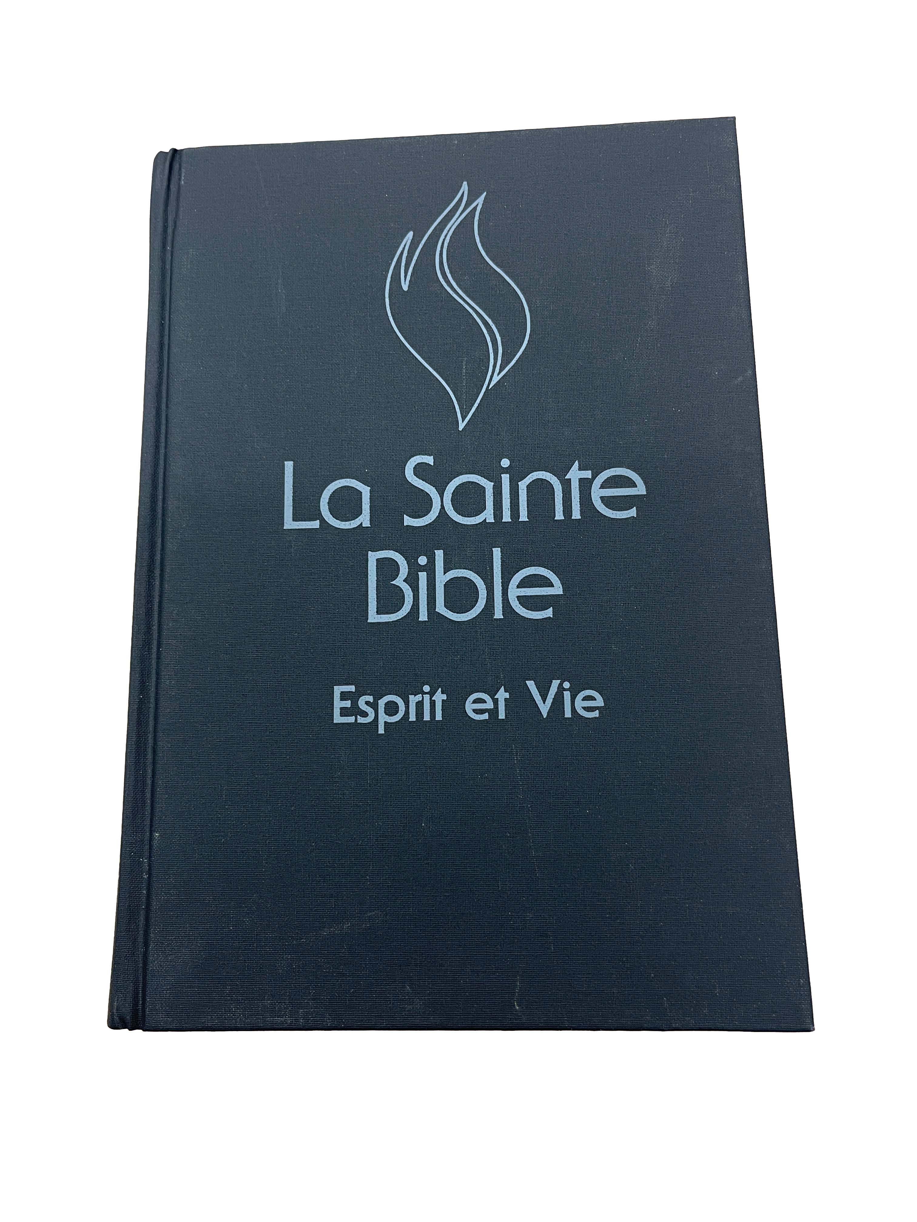 Bible Esprit et Vie | Rigide Noir | Modèle 2025