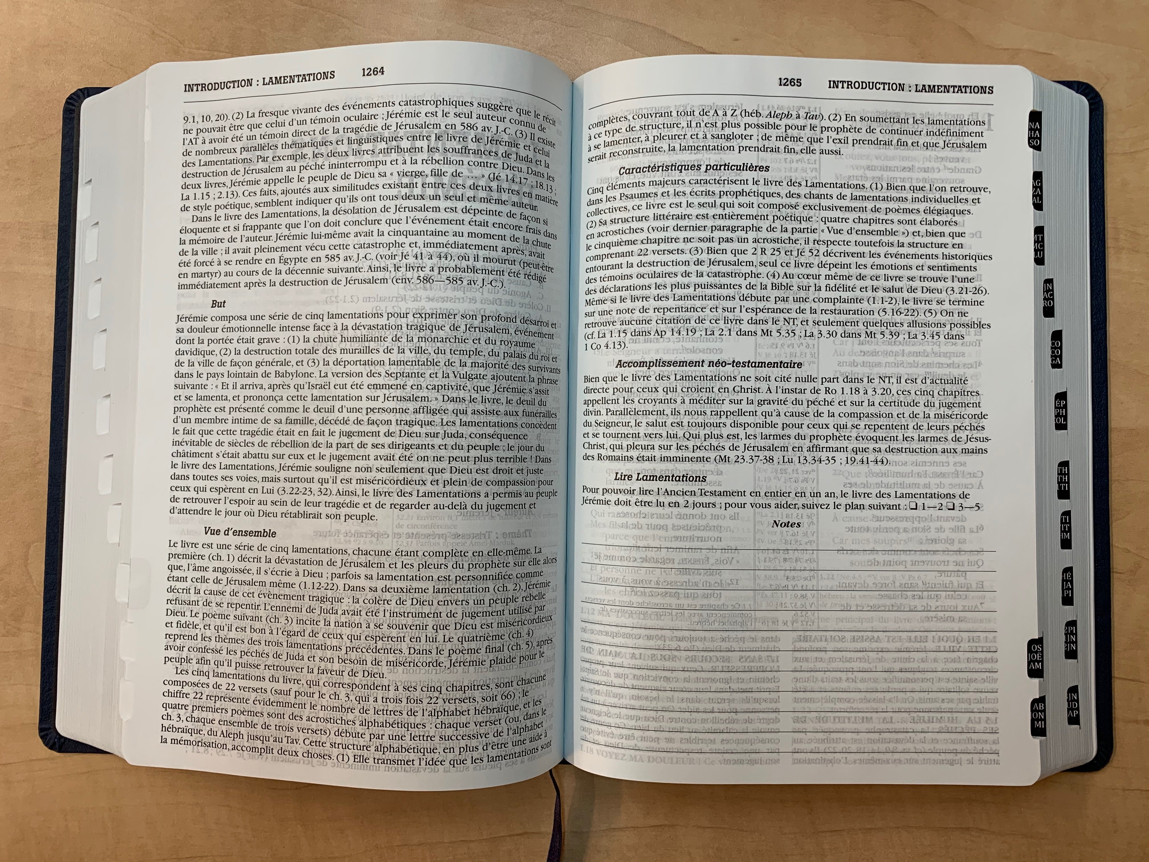 Bible Esprit et Vie Edition Deluxe Cuir Bleu - Boutique iNSPIRATION