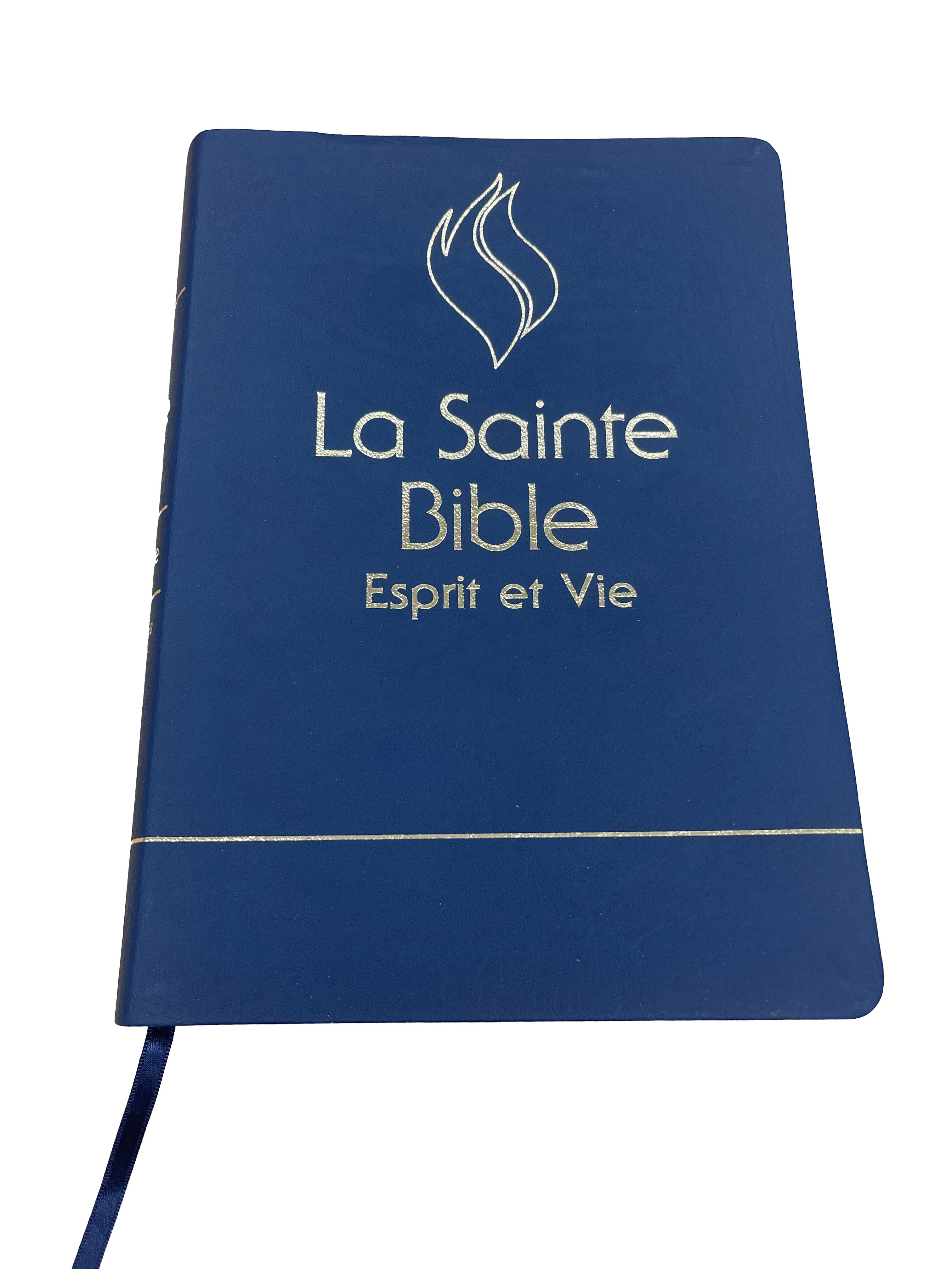 Bible Esprit et Vie | PU Souple Bleu | Modèle 2025