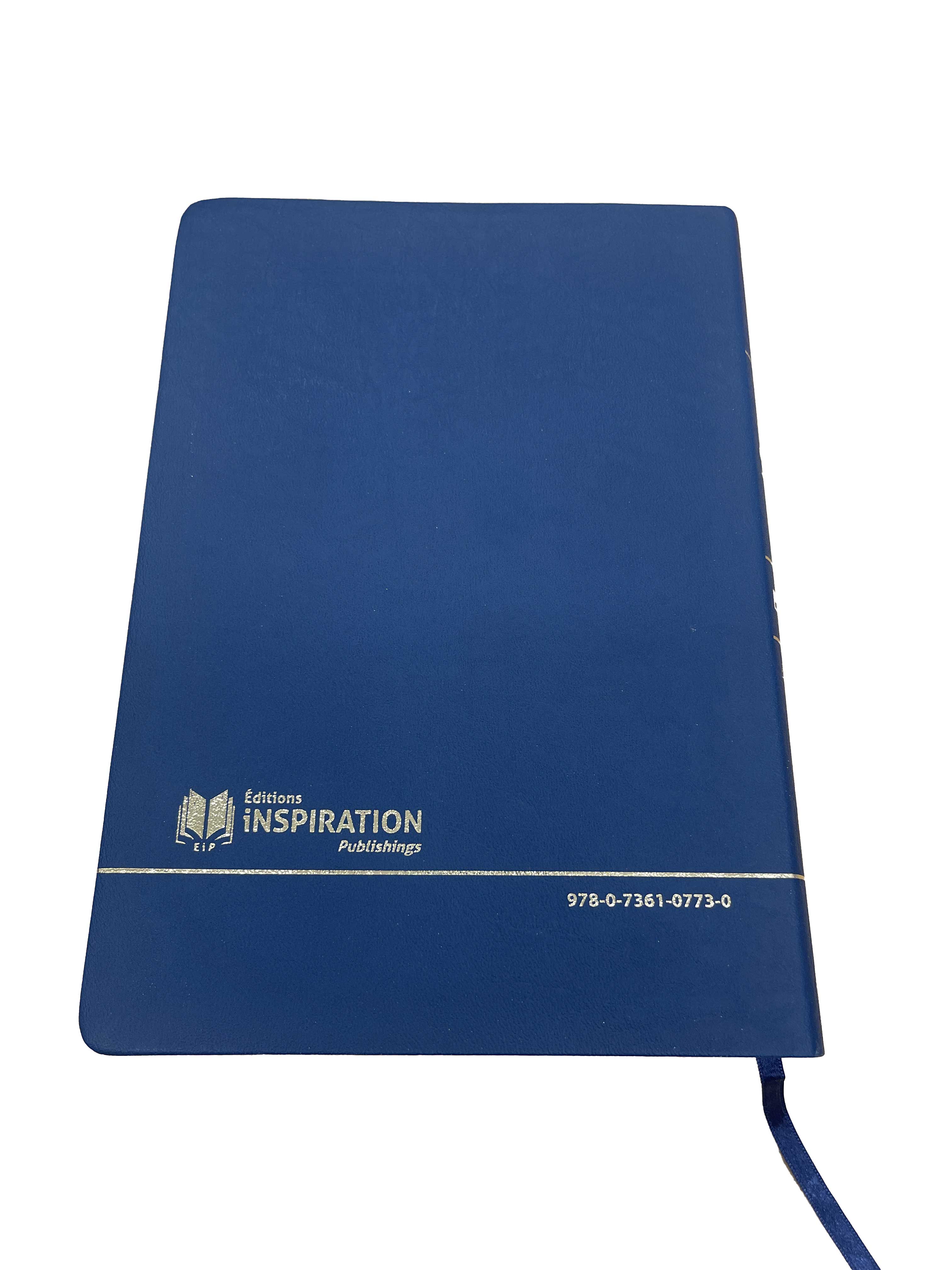 Bible Esprit et Vie | PU Souple Bleu | Modèle 2025