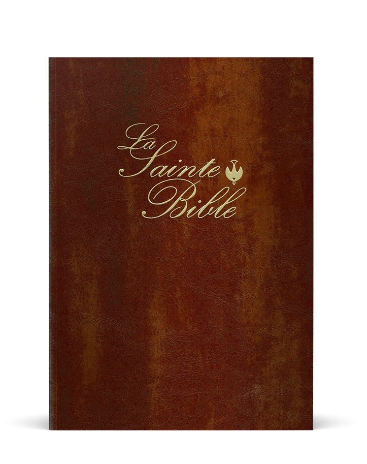 La Sainte Bible - gros caractères (souple, marron)