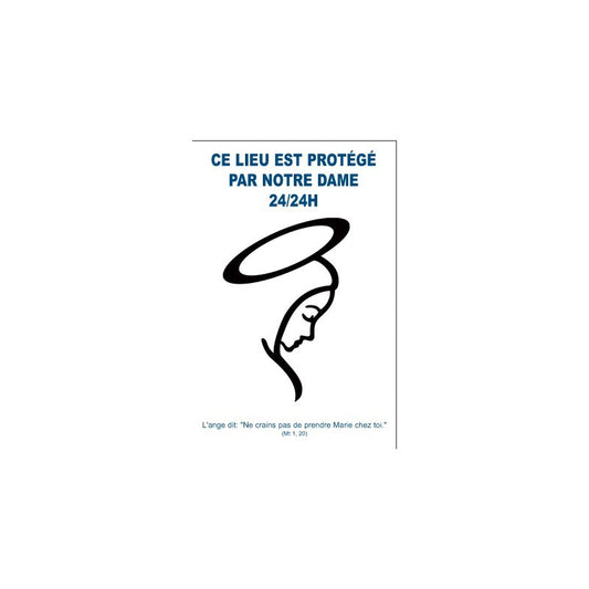 Plaque de protection mariale