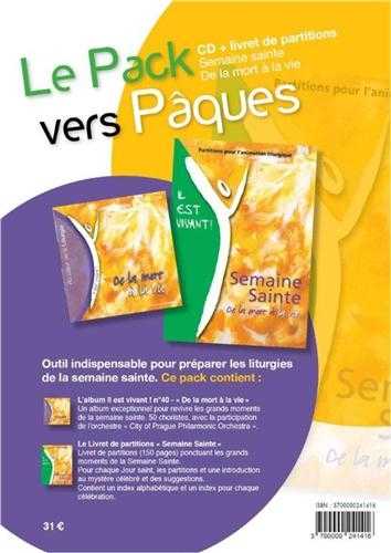 Pack Vers Pâques (semaine Sainte) CD + Livret