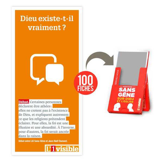100 Fiches débat  Dieu existe-t-il vraiment '