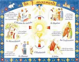 Les sept sacrements - lot de 10