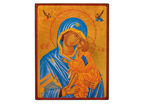 Vierge du Don - Icône dorée à la feuille 15x11,8 cm -  131.64