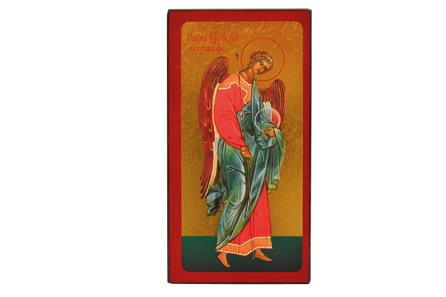 Saint Raphaël - Icône dorée à la feuille 15,5x9,6 cm -  370.63