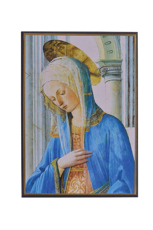 Vierge de l'Annonciation - Icône classique 15x10,6 cm -  185.72