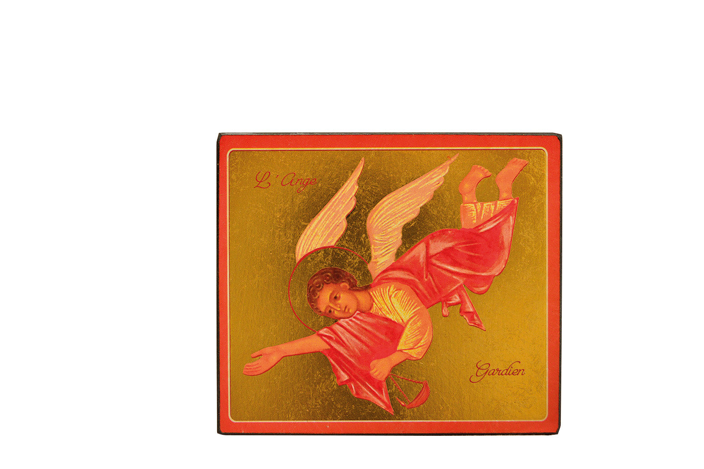 L'Ange Gardien - Icône dorée à la feuille 9,6x11 cm -  148.63