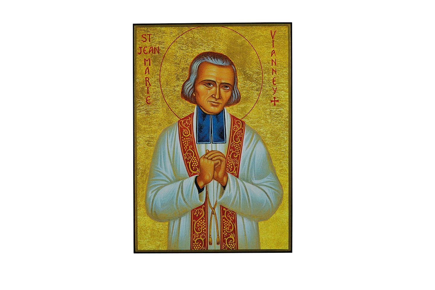 Saint Curé d'Ars - Icône classique 18,7x13 cm -  492.23