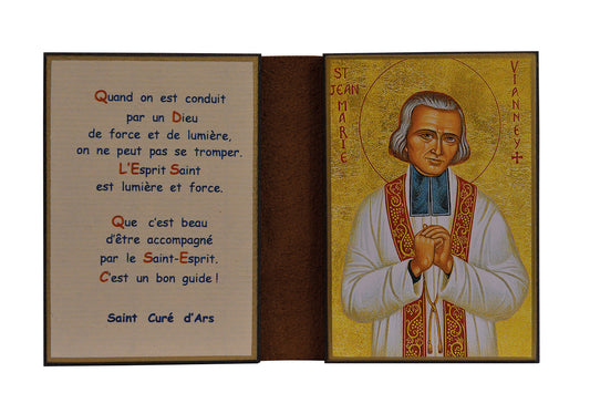 Saint Curé d'Ars - Diptyque 13x19 cm -  592.F6