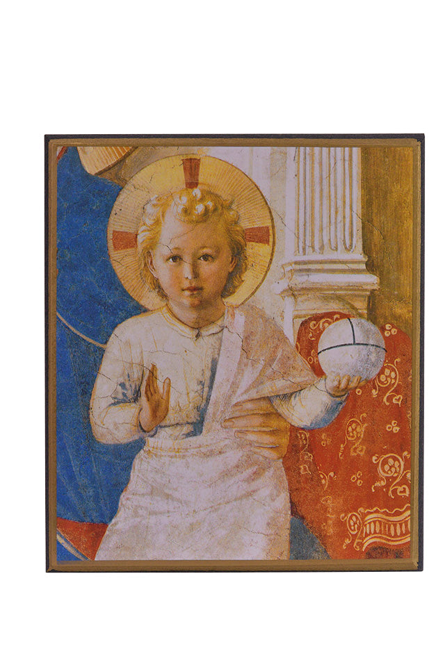 L'Emmanuel Enfant Jésus - Mini icône autocollante 8x7 cm -  165.13