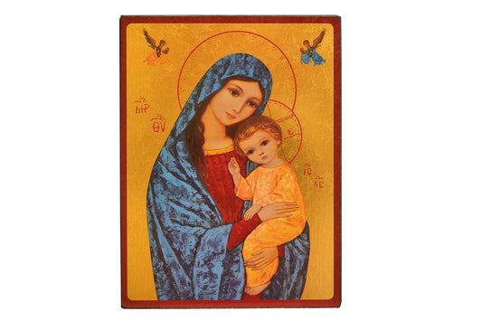 Vierge de la Lumière - Mini icône autocollante 8x7 cm -  942.13
