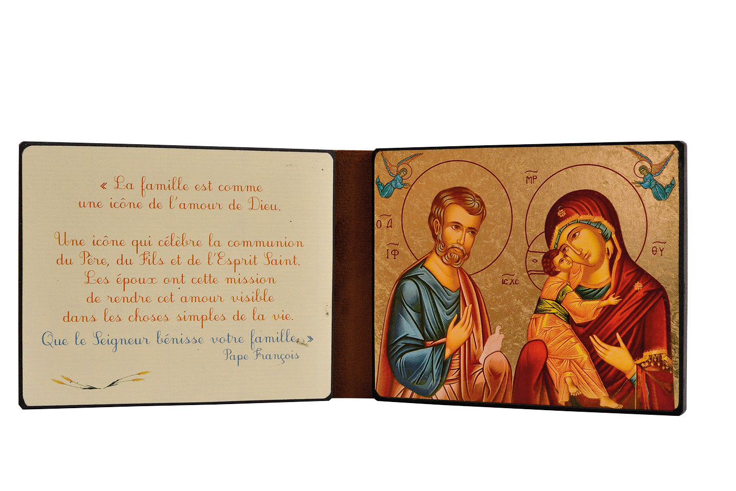La Sainte Famille - Diptyque 13x19 cm -  1130.F9