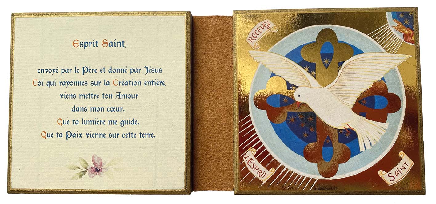 La Colombe de l'Esprit Saint - Diptyque 8x18 cm -  652.F4
