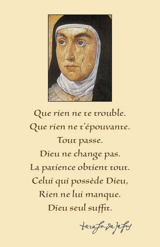 Paquet de 50 Cartes - Prière - CB1144 - Sainte Thérèse d'Avila