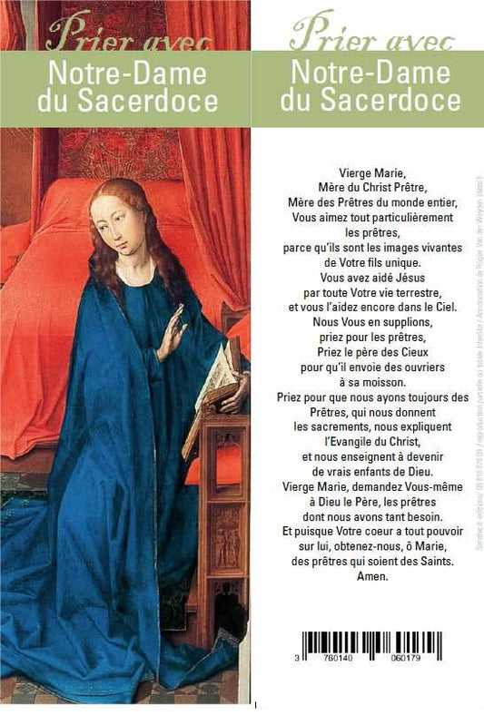 Signet Prier avec Notre-Dame du Sacerdoce - Lot de 10 - Prier avec quelques grands témoins