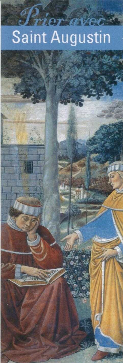 Signet Prier avec Saint Augustin - Lot de 10 - Prier avec quelques grands témoins