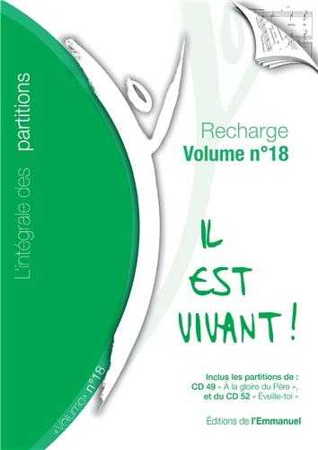 Recharge de partitions N°18 pour classeur L'intégrale - 2009/2010