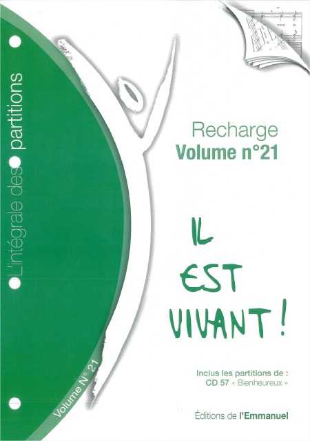 Recharge de partitions N°21 pour classeur L'intégrale - 2014