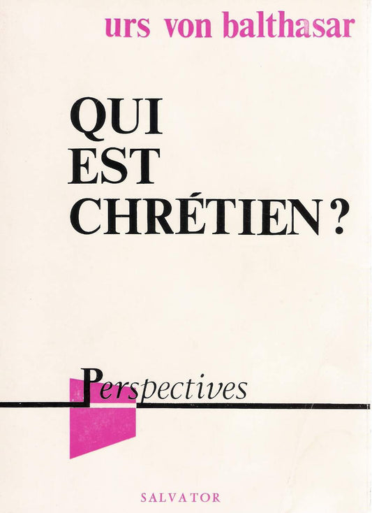 Qui est chrétien '