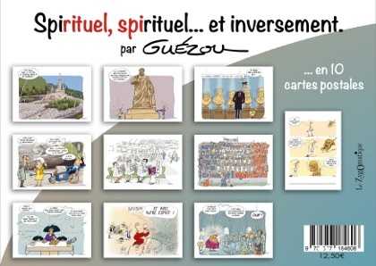 10 cartes postales en pochette : Spirituel, spirituel... et inversement