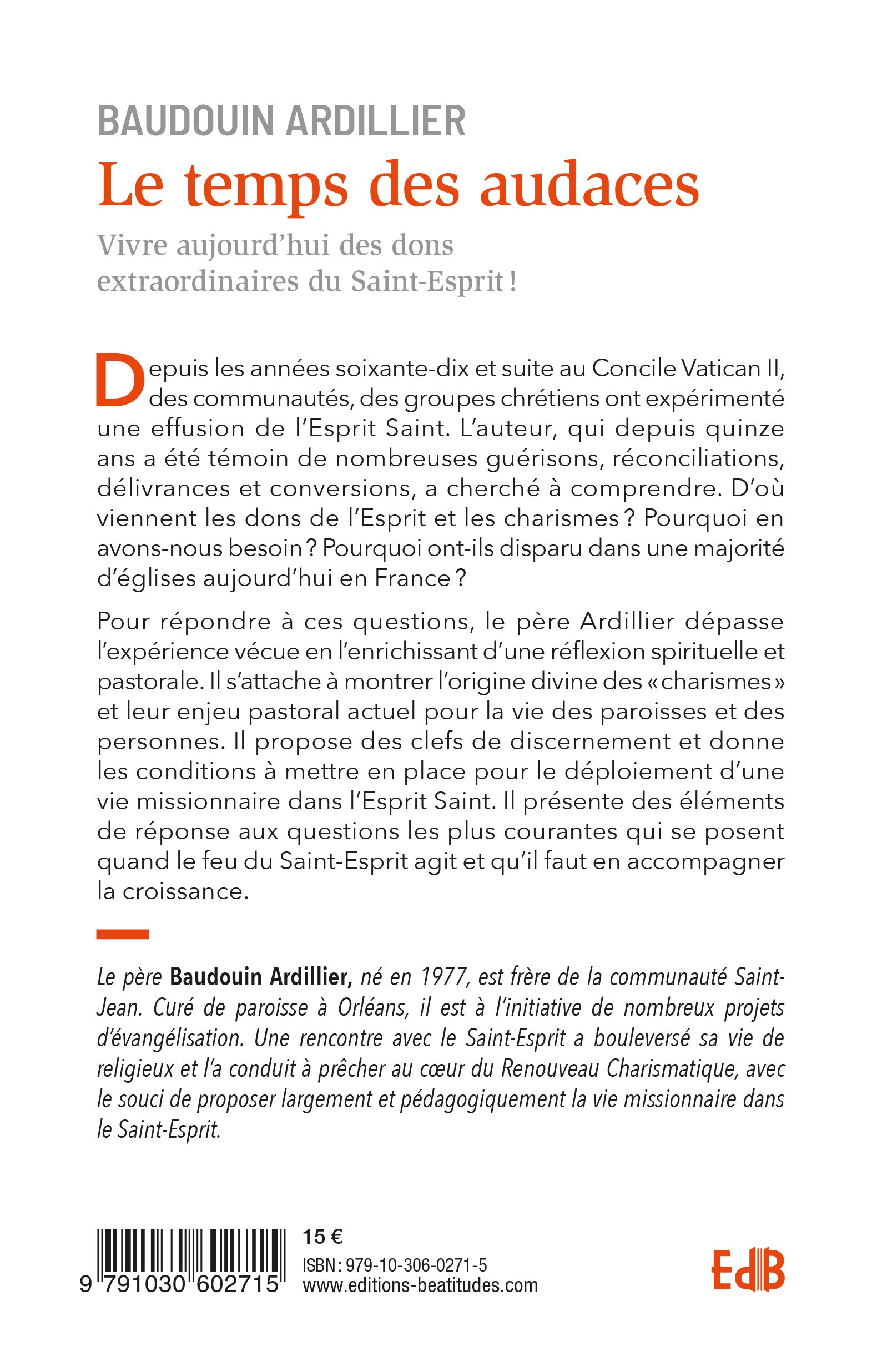 Le temps des audaces